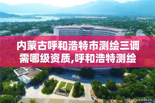 內蒙古呼和浩特市測繪三調需哪級資質,呼和浩特測繪局屬于什么單位管理。