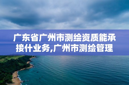 廣東省廣州市測繪資質能承接什業務,廣州市測繪管理辦法。