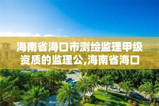 海南省海口市測繪監理甲級資質的監理公,海南省海口市測繪監理甲級資質的監理公司有哪些。