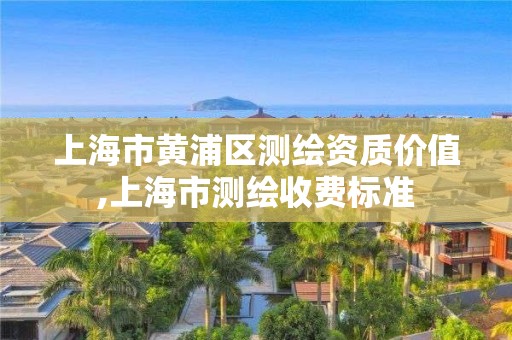 上海市黃浦區(qū)測繪資質(zhì)價(jià)值,上海市測繪收費(fèi)標(biāo)準(zhǔn)