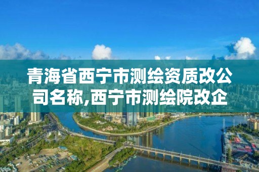 青海省西寧市測繪資質改公司名稱,西寧市測繪院改企業(yè)。