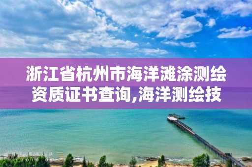 浙江省杭州市海洋灘涂測繪資質(zhì)證書查詢,海洋測繪技術(shù)平臺。