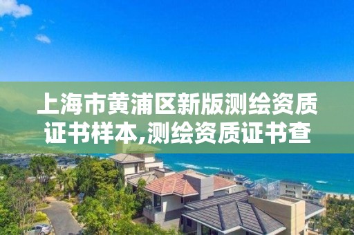 上海市黃浦區新版測繪資質證書樣本,測繪資質證書查詢。