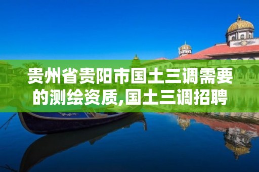 貴州省貴陽市國土三調需要的測繪資質,國土三調招聘。