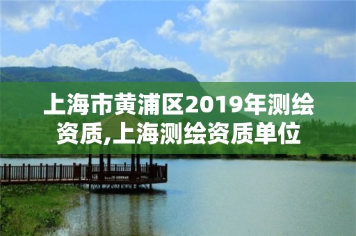 上海市黃浦區2019年測繪資質,上海測繪資質單位