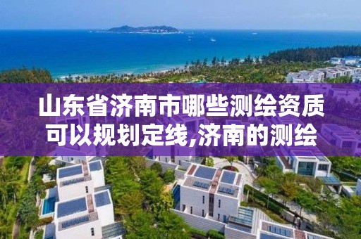 山東省濟南市哪些測繪資質(zhì)可以規(guī)劃定線,濟南的測繪公司有哪些。