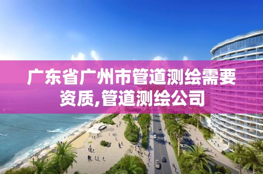 廣東省廣州市管道測繪需要資質,管道測繪公司