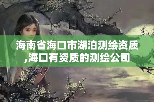 海南省海口市湖泊測繪資質(zhì),海口有資質(zhì)的測繪公司