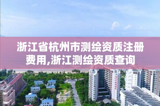 浙江省杭州市測(cè)繪資質(zhì)注冊(cè)費(fèi)用,浙江測(cè)繪資質(zhì)查詢