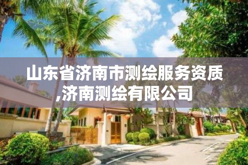 山東省濟南市測繪服務資質,濟南測繪有限公司