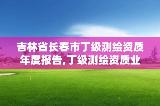 吉林省長春市丁級測繪資質年度報告,丁級測繪資質業務范圍