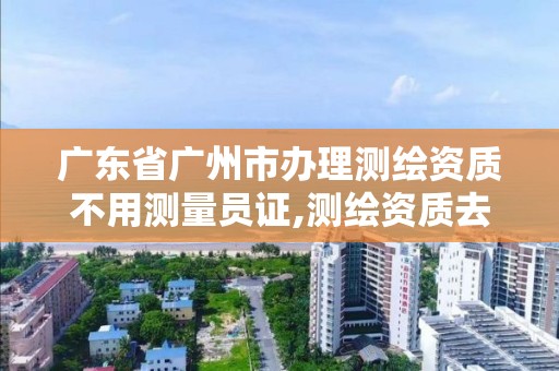 廣東省廣州市辦理測繪資質不用測量員證,測繪資質去哪辦理。