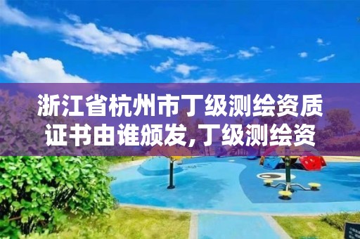 浙江省杭州市丁級測繪資質證書由誰頒發,丁級測繪資質能承擔的業務。