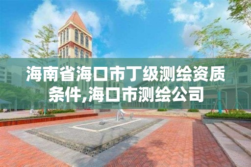 海南省海口市丁級測繪資質條件,海口市測繪公司