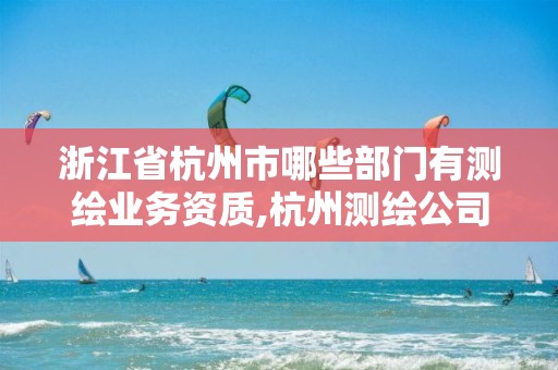 浙江省杭州市哪些部門有測繪業務資質,杭州測繪公司有哪幾家。