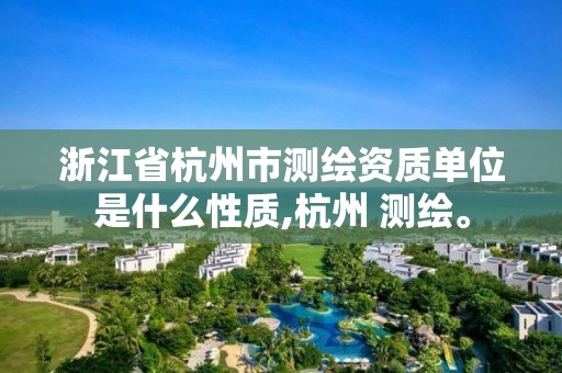 浙江省杭州市測繪資質單位是什么性質,杭州 測繪。