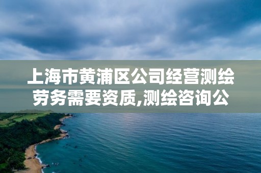 上海市黃浦區公司經營測繪勞務需要資質,測繪咨詢公司經營范圍