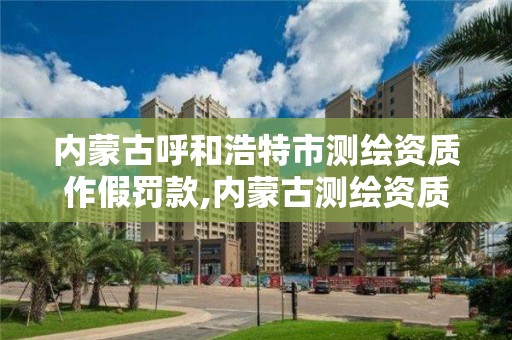 內蒙古呼和浩特市測繪資質作假罰款,內蒙古測繪資質延期公告