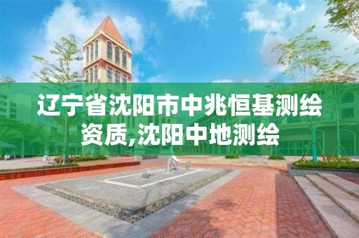 遼寧省沈陽市中兆恒基測繪資質,沈陽中地測繪