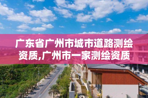 廣東省廣州市城市道路測(cè)繪資質(zhì),廣州市一家測(cè)繪資質(zhì)單位。