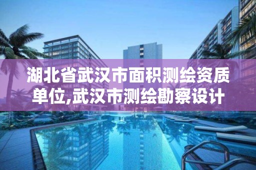 湖北省武漢市面積測繪資質單位,武漢市測繪勘察設計甲級資質公司