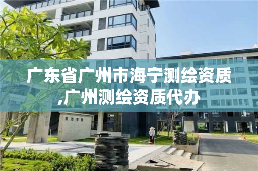 廣東省廣州市海寧測繪資質(zhì),廣州測繪資質(zhì)代辦