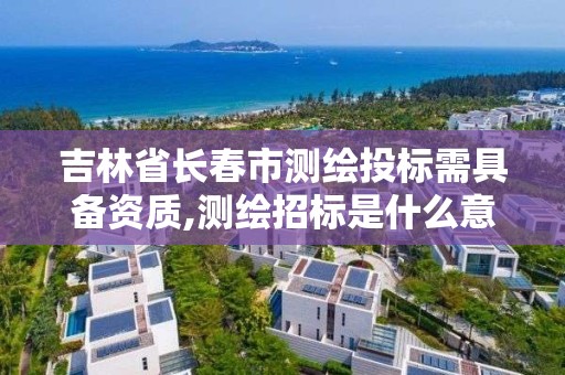 吉林省長春市測繪投標需具備資質,測繪招標是什么意思