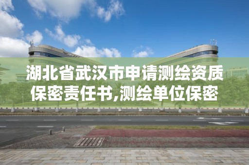 湖北省武漢市申請測繪資質保密責任書,測繪單位保密資質。