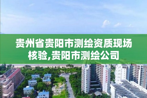 貴州省貴陽市測繪資質(zhì)現(xiàn)場核驗,貴陽市測繪公司