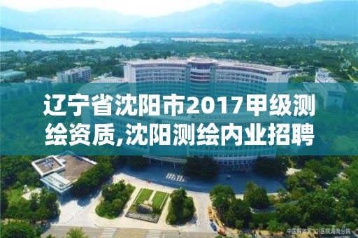 遼寧省沈陽市2017甲級測繪資質,沈陽測繪內業招聘