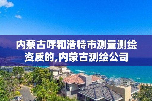 內蒙古呼和浩特市測量測繪資質的,內蒙古測繪公司