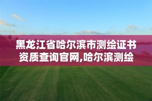 黑龍江省哈爾濱市測繪證書資質查詢官網,哈爾濱測繪公司電話