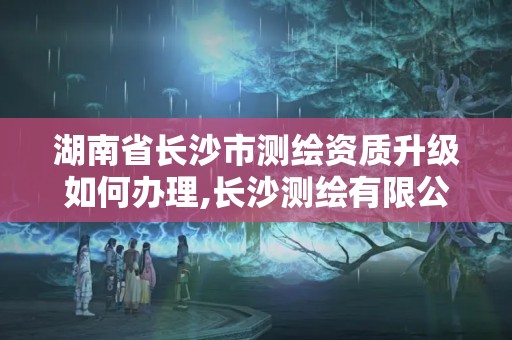 湖南省長沙市測繪資質(zhì)升級如何辦理,長沙測繪有限公司怎么樣