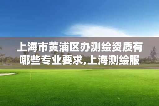 上海市黃浦區辦測繪資質有哪些專業要求,上海測繪服務中心。