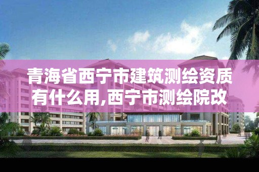 青海省西寧市建筑測繪資質有什么用,西寧市測繪院改企業(yè)