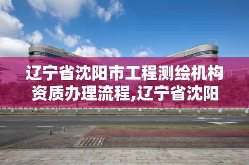 遼寧省沈陽市工程測繪機構資質辦理流程,遼寧省沈陽市工程測繪機構資質辦理流程圖。