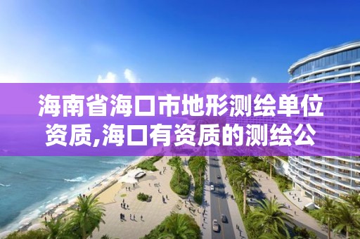 海南省海口市地形測繪單位資質,海口有資質的測繪公司