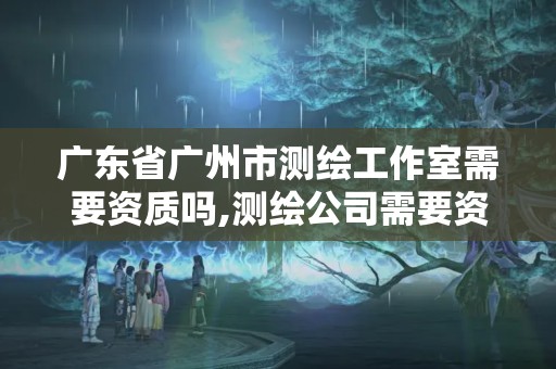 廣東省廣州市測繪工作室需要資質嗎,測繪公司需要資質嗎。