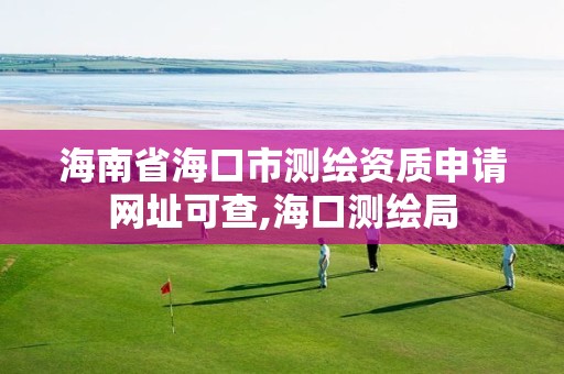 海南省海口市測繪資質申請網址可查,海口測繪局