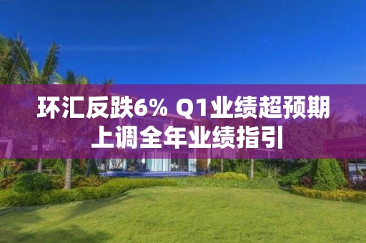 環匯反跌6% Q1業績超預期 上調全年業績指引