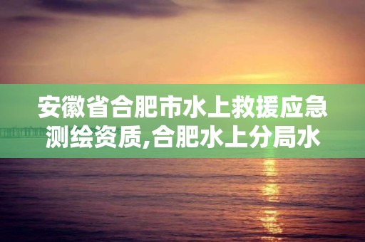 安徽省合肥市水上救援應急測繪資質,合肥水上分局水上救援隊