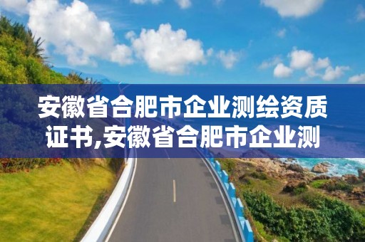 安徽省合肥市企業測繪資質證書,安徽省合肥市企業測繪資質證書在哪里考。