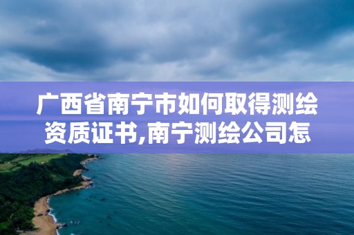 廣西省南寧市如何取得測繪資質證書,南寧測繪公司怎么收費標準。