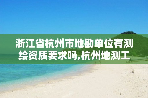 浙江省杭州市地勘單位有測繪資質要求嗎,杭州地測工程技術有限公司。