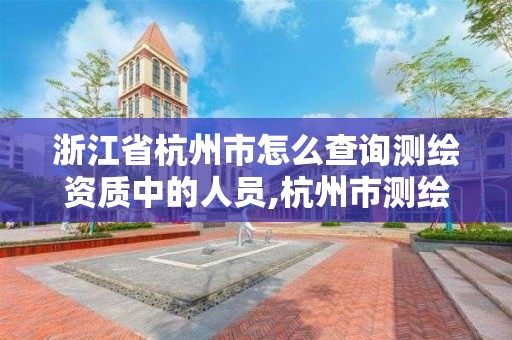 浙江省杭州市怎么查詢測繪資質中的人員,杭州市測繪管理服務平臺。