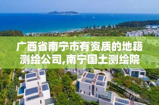 廣西省南寧市有資質的地籍測繪公司,南寧國土測繪院。