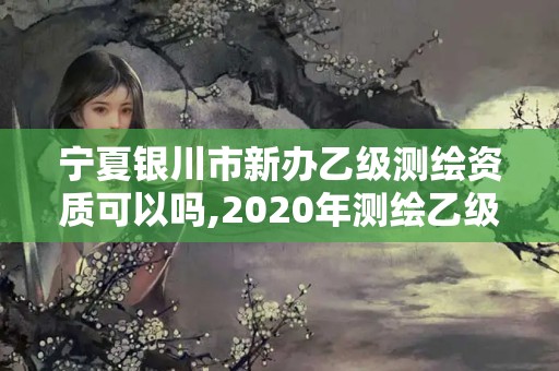 寧夏銀川市新辦乙級測繪資質可以嗎,2020年測繪乙級資質申報條件。