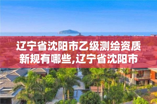 遼寧省沈陽市乙級測繪資質新規有哪些,遼寧省沈陽市乙級測繪資質新規有哪些。