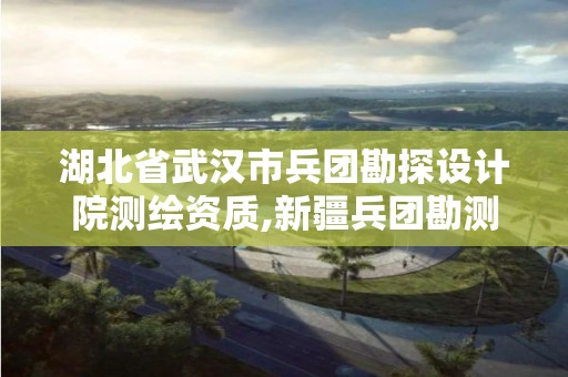 湖北省武漢市兵團勘探設計院測繪資質,新疆兵團勘測設計院官網。