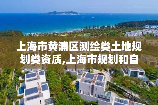 上海市黃浦區測繪類土地規劃類資質,上海市規劃和自然資源局 測繪調查處。